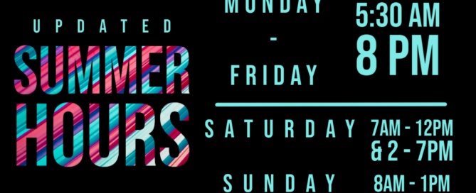 An archival A Santé gym hours notice